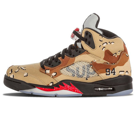 Nike Air Jordan 5 Retro Supreme "Supreme" Men's Basketball Shoes