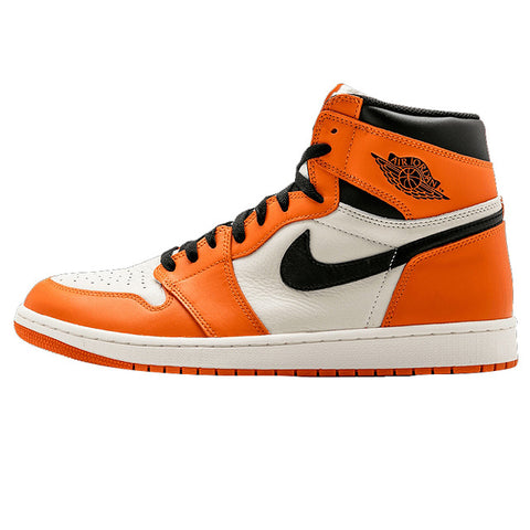 Original New Arrival Authentic Nike Air Jordan 1 Retro High OG AJ1 White Orange