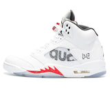 Original New Arrival Authentic Nike Air Jordan 5 Retro Supreme "Supreme" Mens
