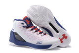 UNDER ARMOUR New Arrival UA Men Curry V3 With Seaglass Insole Basketball Sneakers Medium Cut Outdoor Athletic Cushioning Shoes